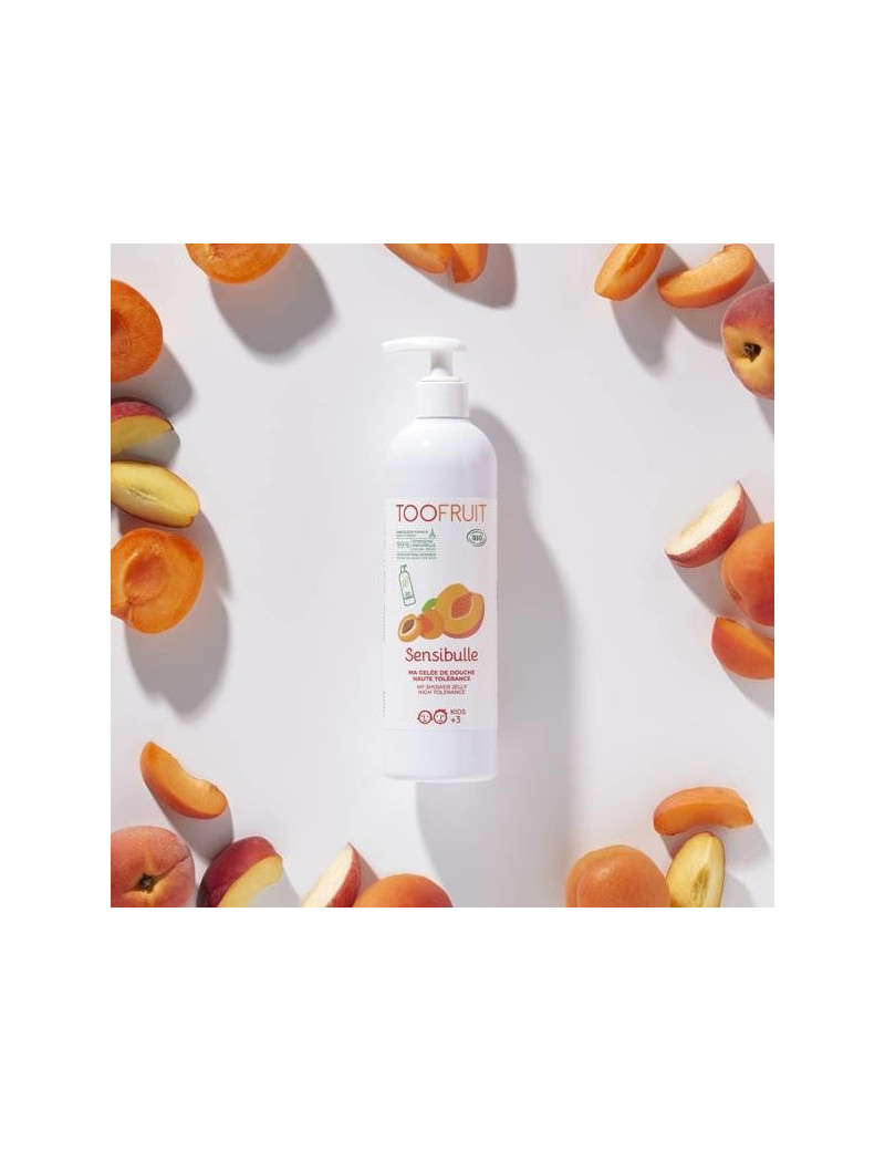 Sensibulle abricot-pêche Gelée de douche TOOFRUIT