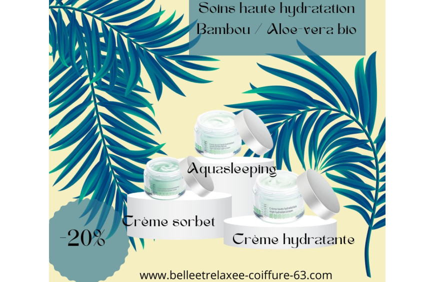 Cette semaine du 1/10 au 6/10 -20% sur Soins haute HydratationBambou/AloeVeraBio bernard Cassiere